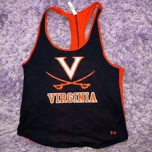 University of Virginia mesh racerback workout tank